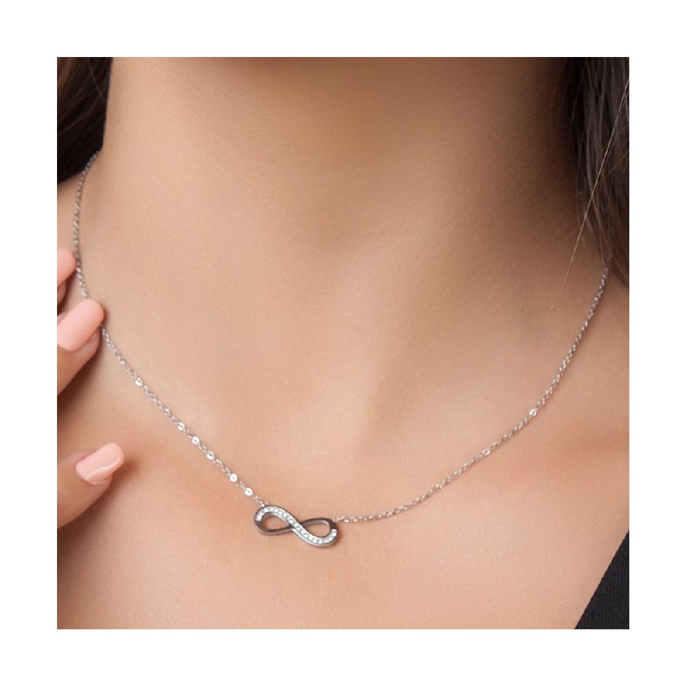 So Charm Collier Infini SoCharm Orné De Cristaux Scintillants