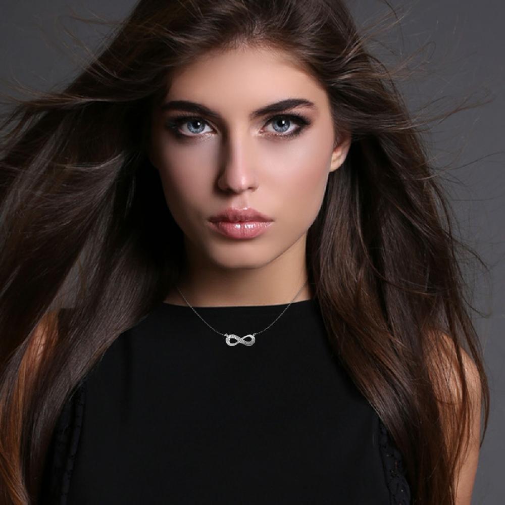 So Charm Collier Infini SoCharm Orné De Cristaux Scintillants