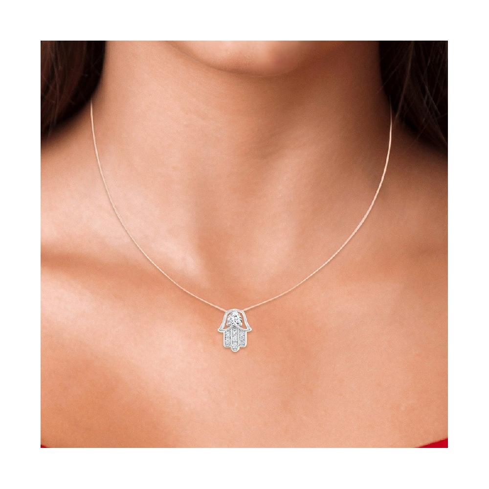 So Charm Collier Main De Fatma Par SoCharm Orné De Cristaux Scintillants