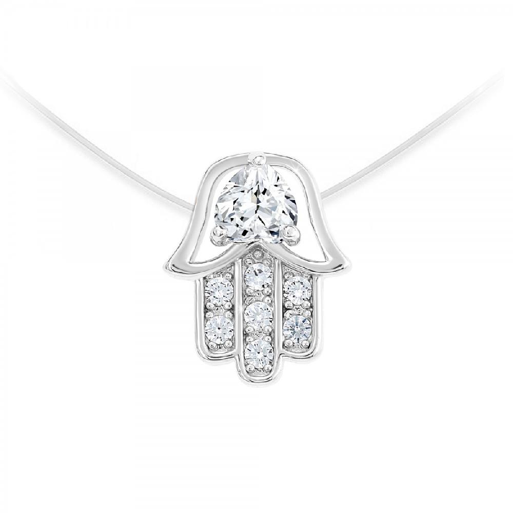 so charm Collier main de Fatma par SoCharm orné de Cristaux scintillants