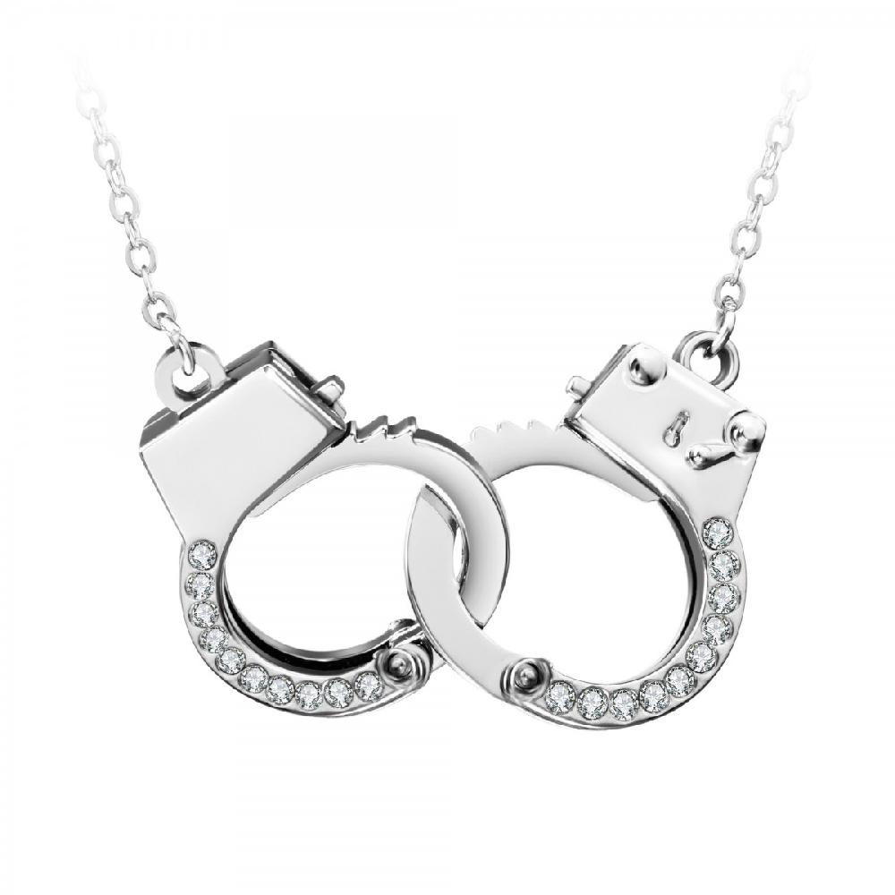 so charm Collier menottes SoCharm orné de Cristaux scintillants