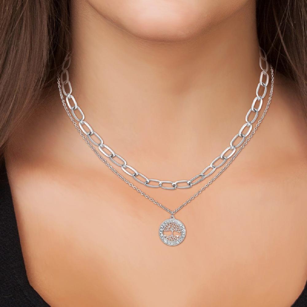 So Charm Collier Multi Rangs Et Arbre De Vie Par SoCharm