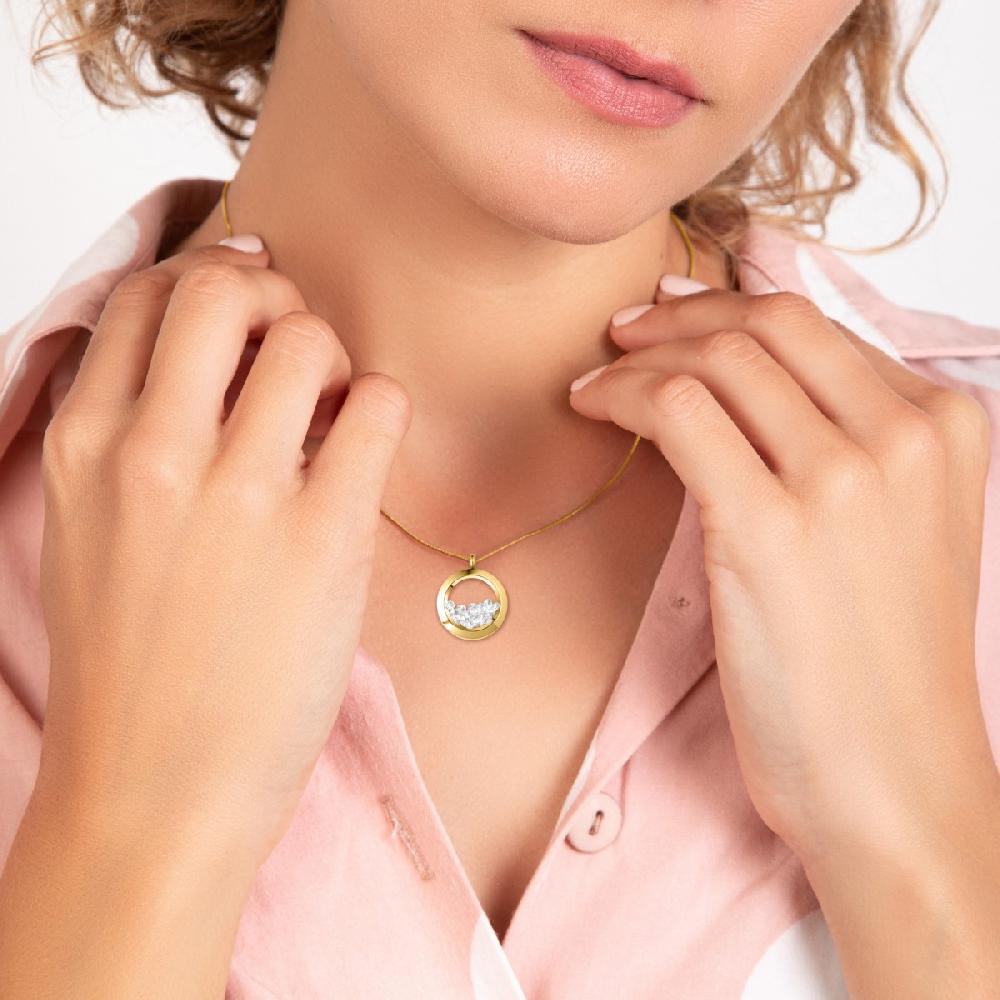 So Charm Collier Rond SoCharm Orné De Cristaux Scintillants