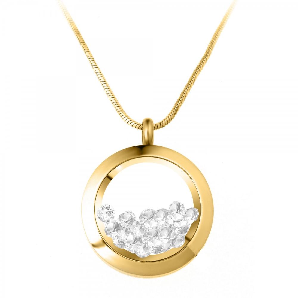 so charm Collier rond SoCharm orné de Cristaux scintillants