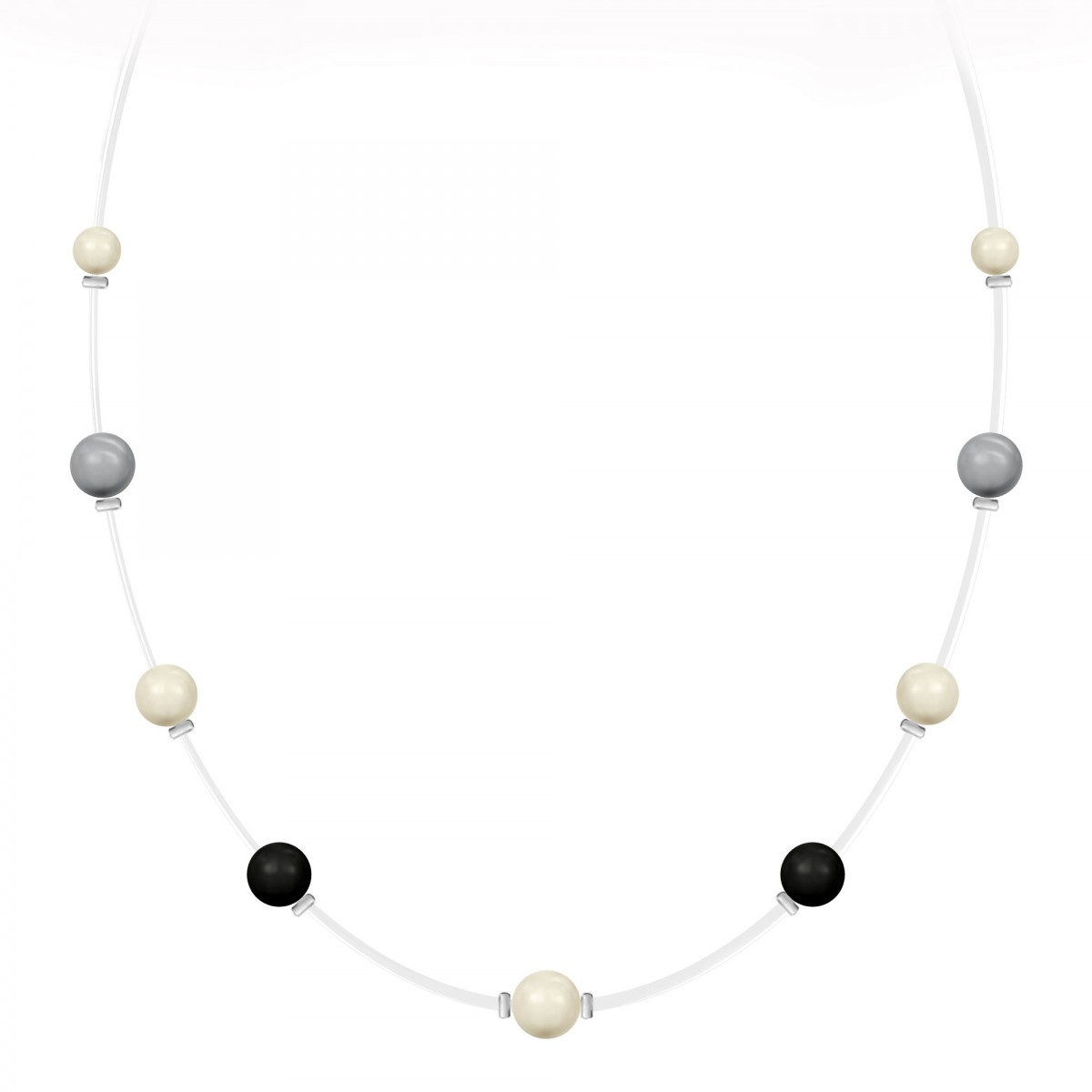 so charm Collier SoCharm décoré de perles scintillantes