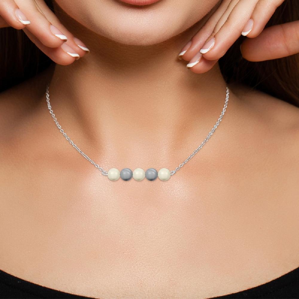 So Charm Collier SoCharm Décoré De Perles Scintillantes