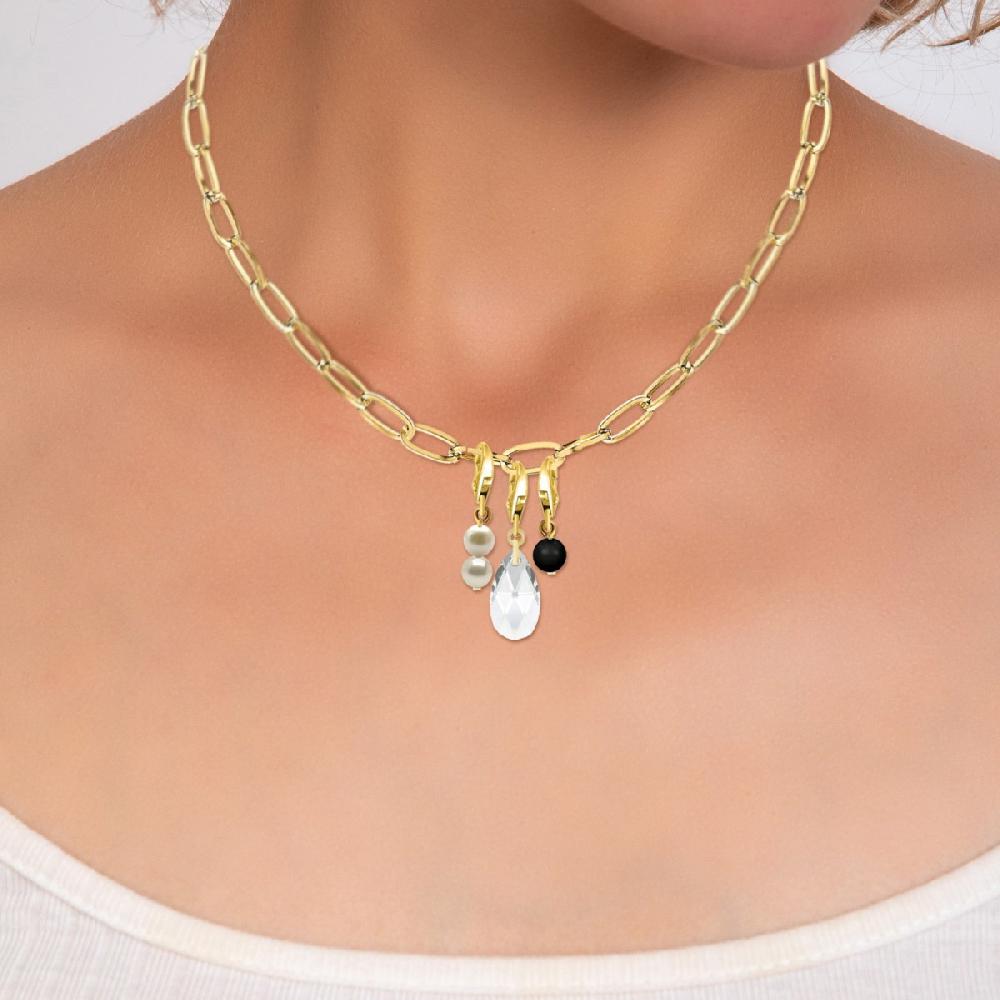 So Charm Collier SoCharm Orné De Cristaux Scintillants