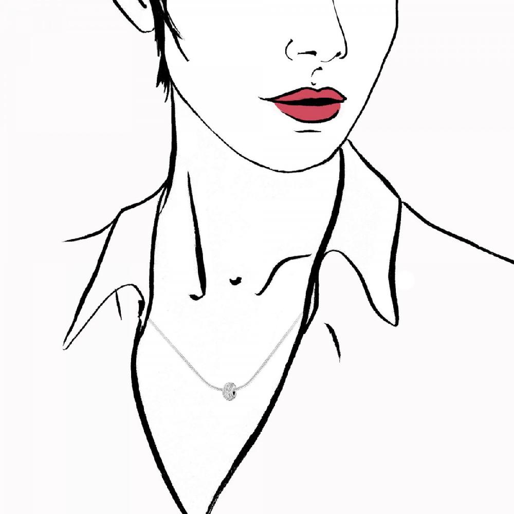 So Charm Collier SoCharm Orné De Cristaux Scintillants