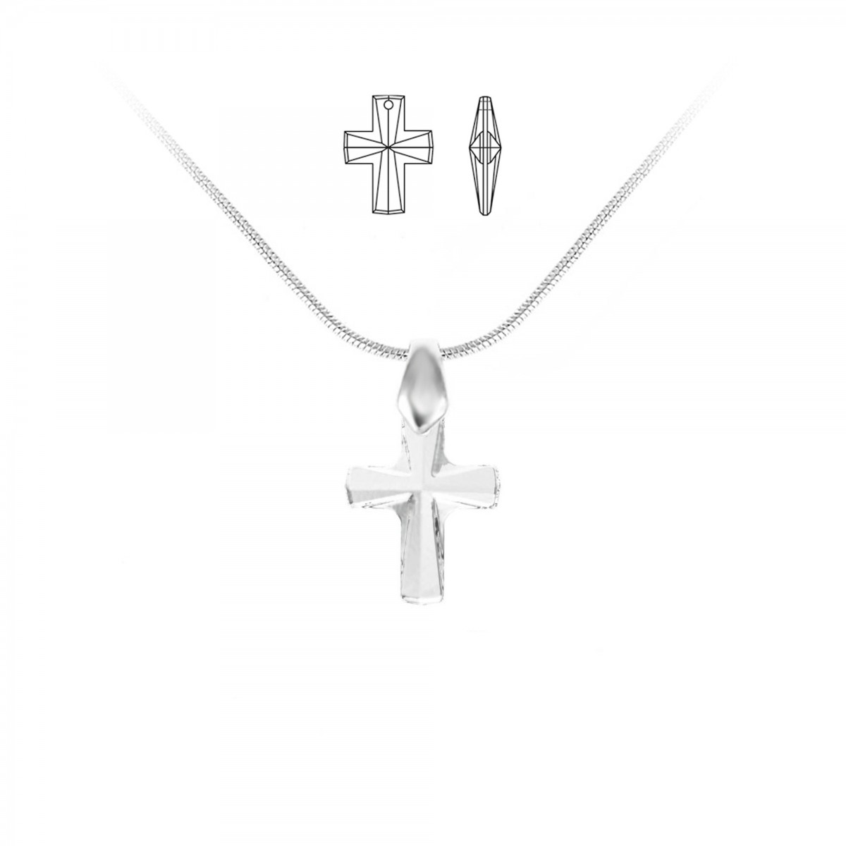 so charm Collier SoCharm orné de Cristaux scintillants