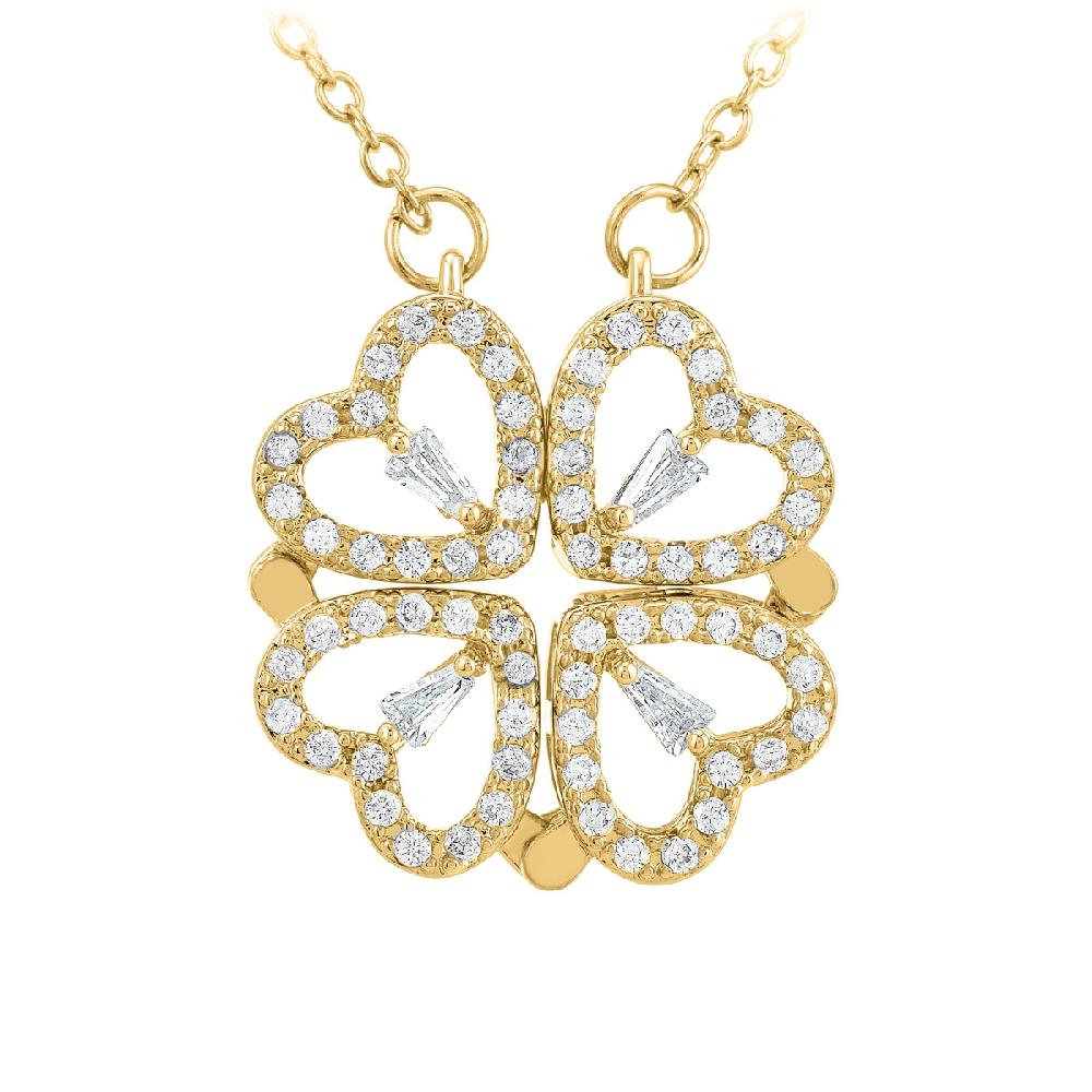 So Charm Collier Trèfle SoCharm Orné De Cristaux Scintillants