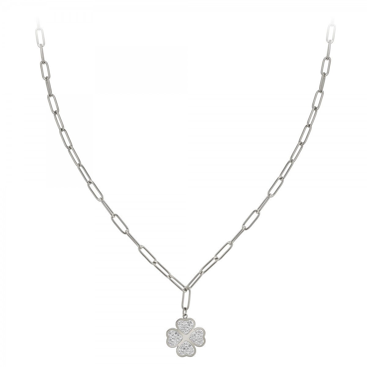 So Charm Collier Trèfle SoCharm Orné De Cristaux Scintillants