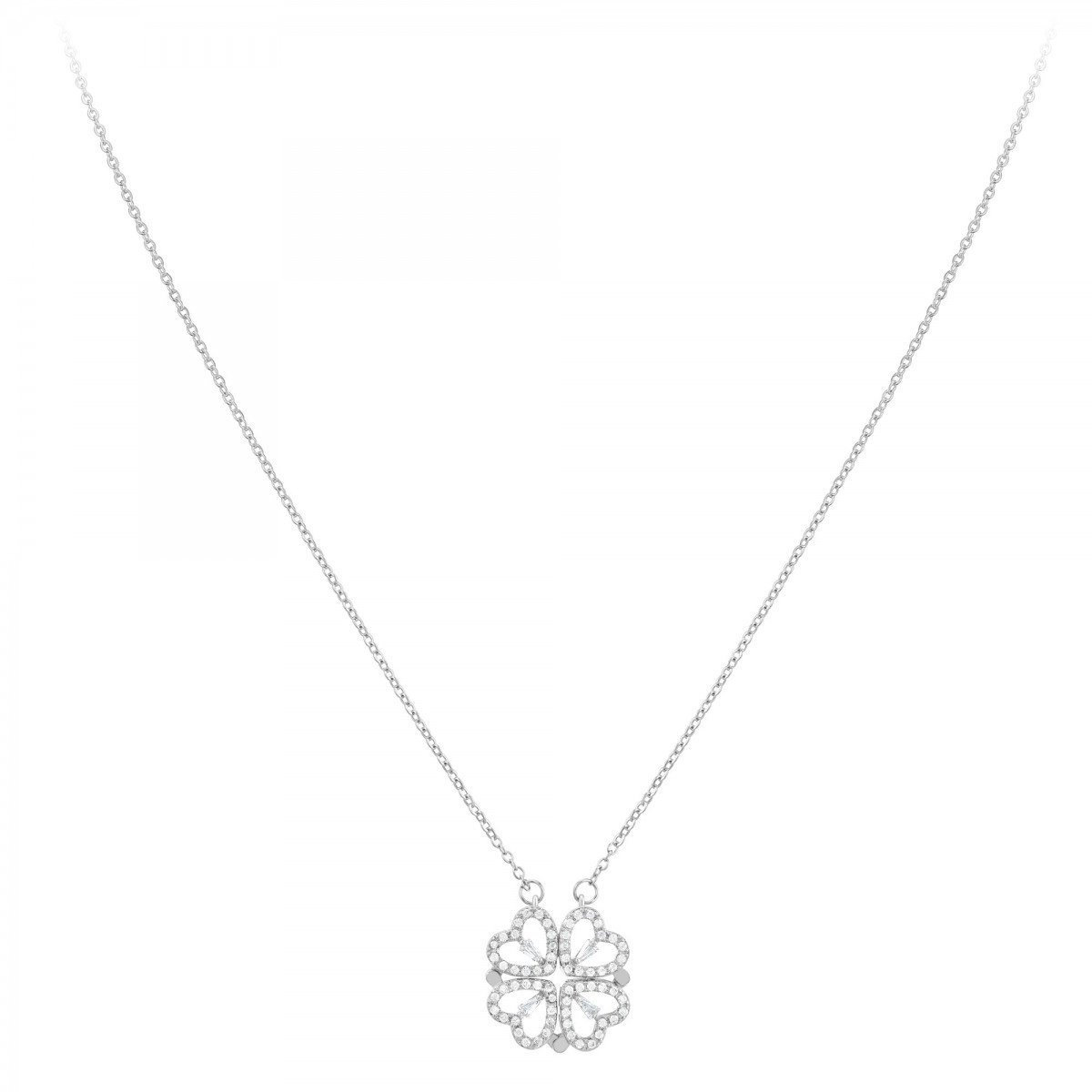 So Charm Collier Trèfle SoCharm Orné De Cristaux Scintillants