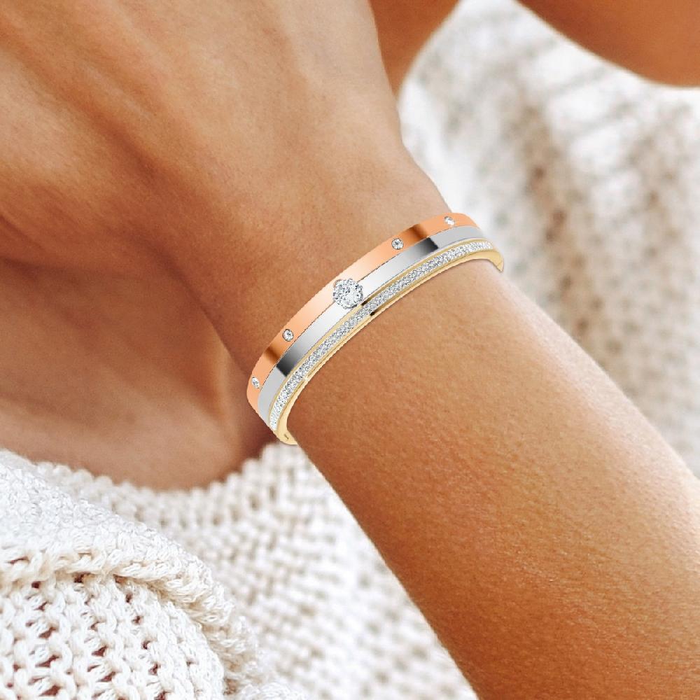 So Charm Lot De 3 Bracelets Ornés De Cristaux Scintillants Par SoCharm