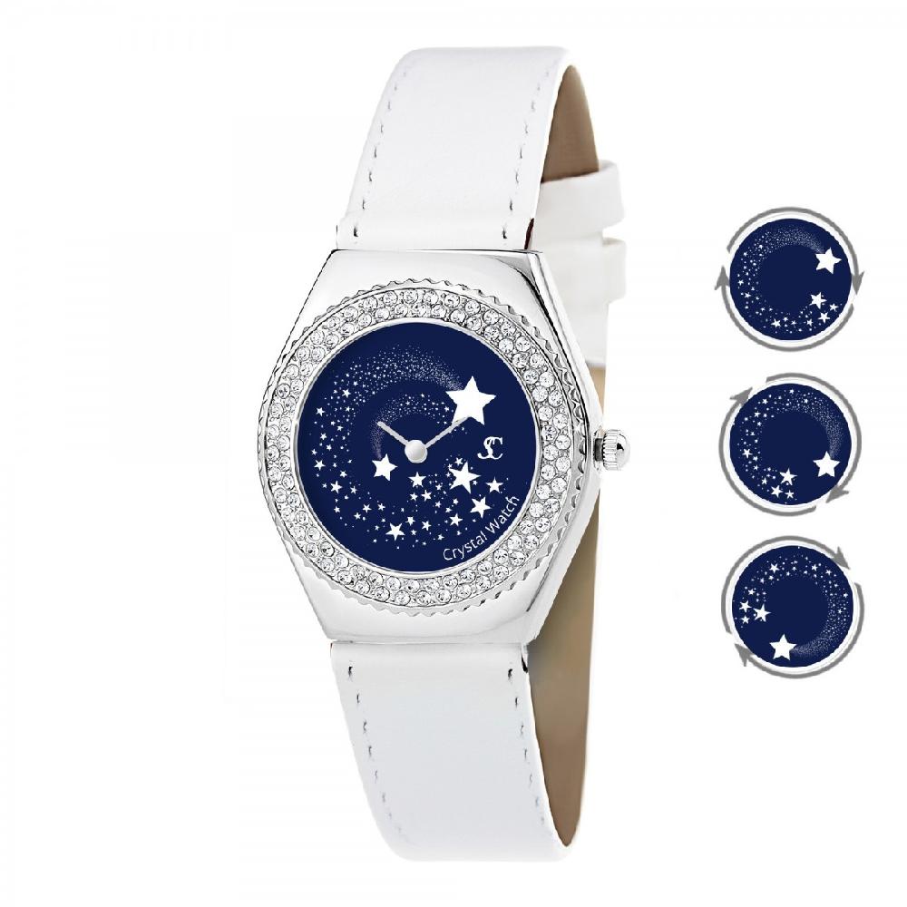 So Charm Montre Alysson étoiles à Mouvement Tournant SoCharm Ornée De Cristaux Scintillants