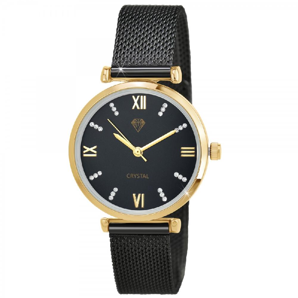 so charm Montre Cynthia élégante ornée de Cristaux scintillants