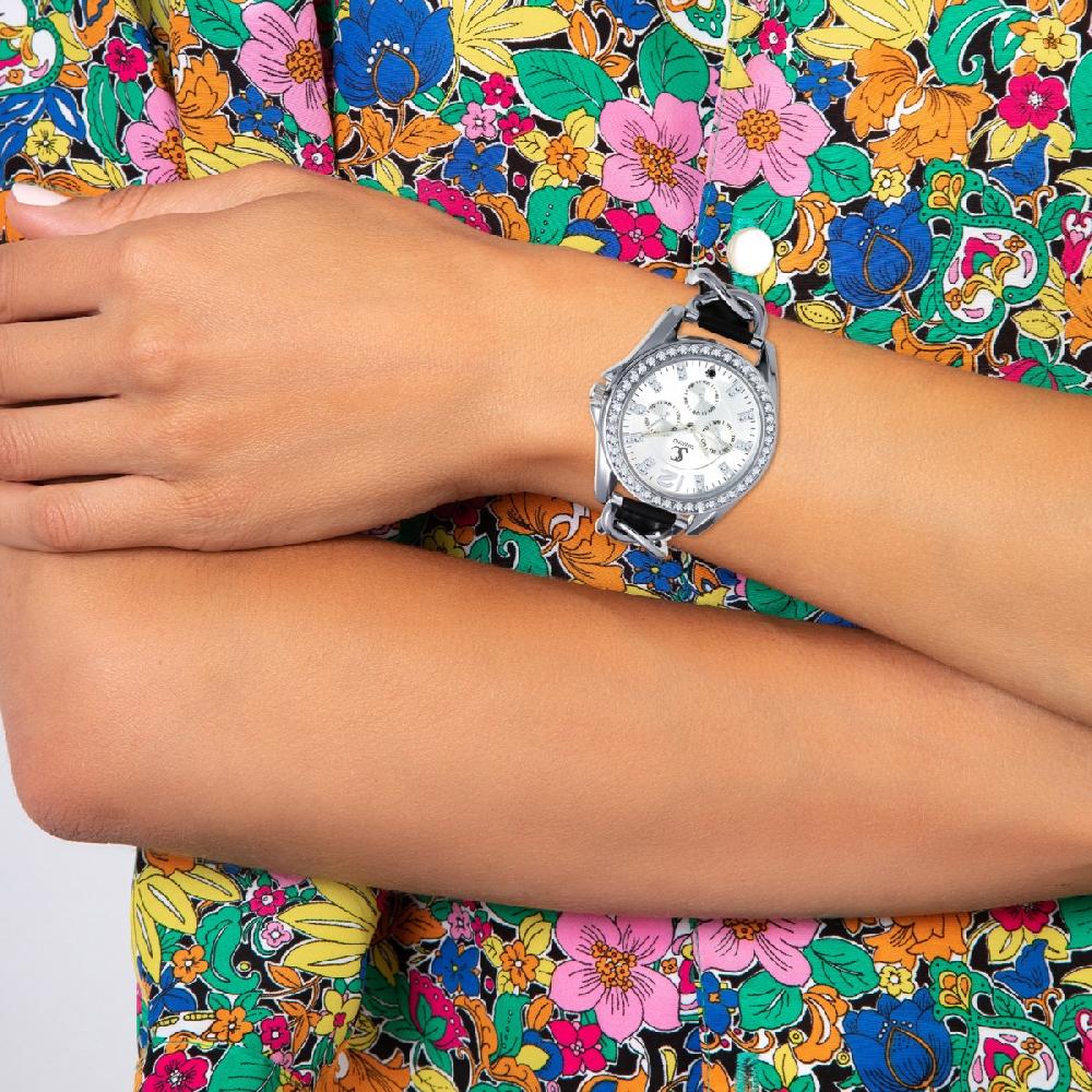 So Charm Montre élégante Adèle SoCharm Ornée De 44 Cristaux Scintillants Et D'un Véritable Diamant