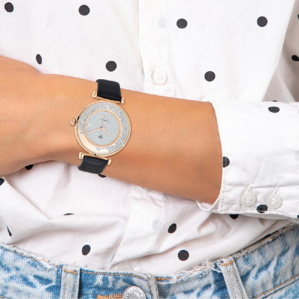 So Charm Montre Helèna élégante Ornée De Cristaux Scintillants