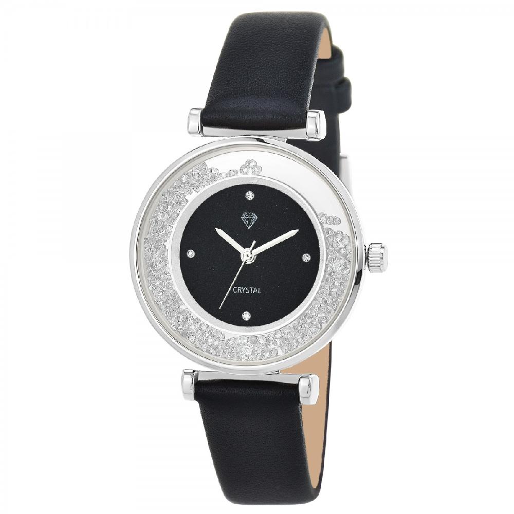 so charm Montre Helèna élégante ornée de Cristaux scintillants