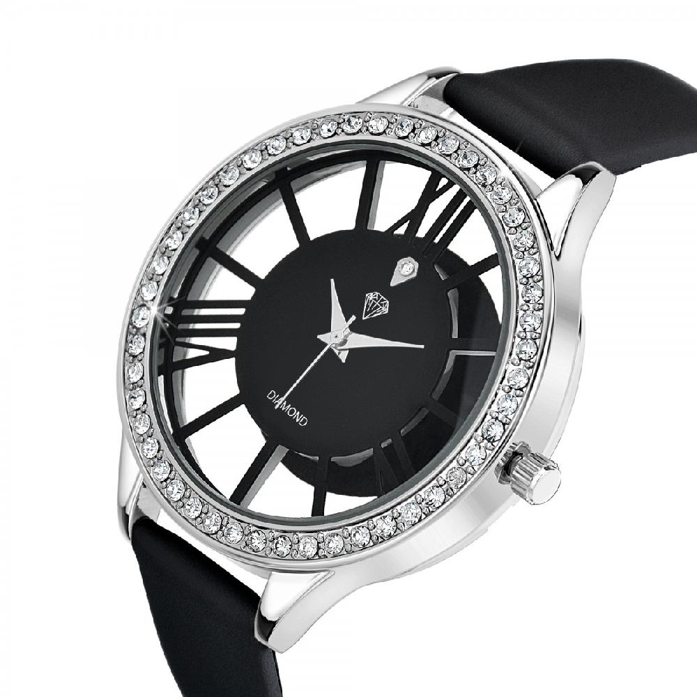 So Charm Montre Lara SoCharm Ornée D'un Véritable Diamant Et De Cristaux Scintillants