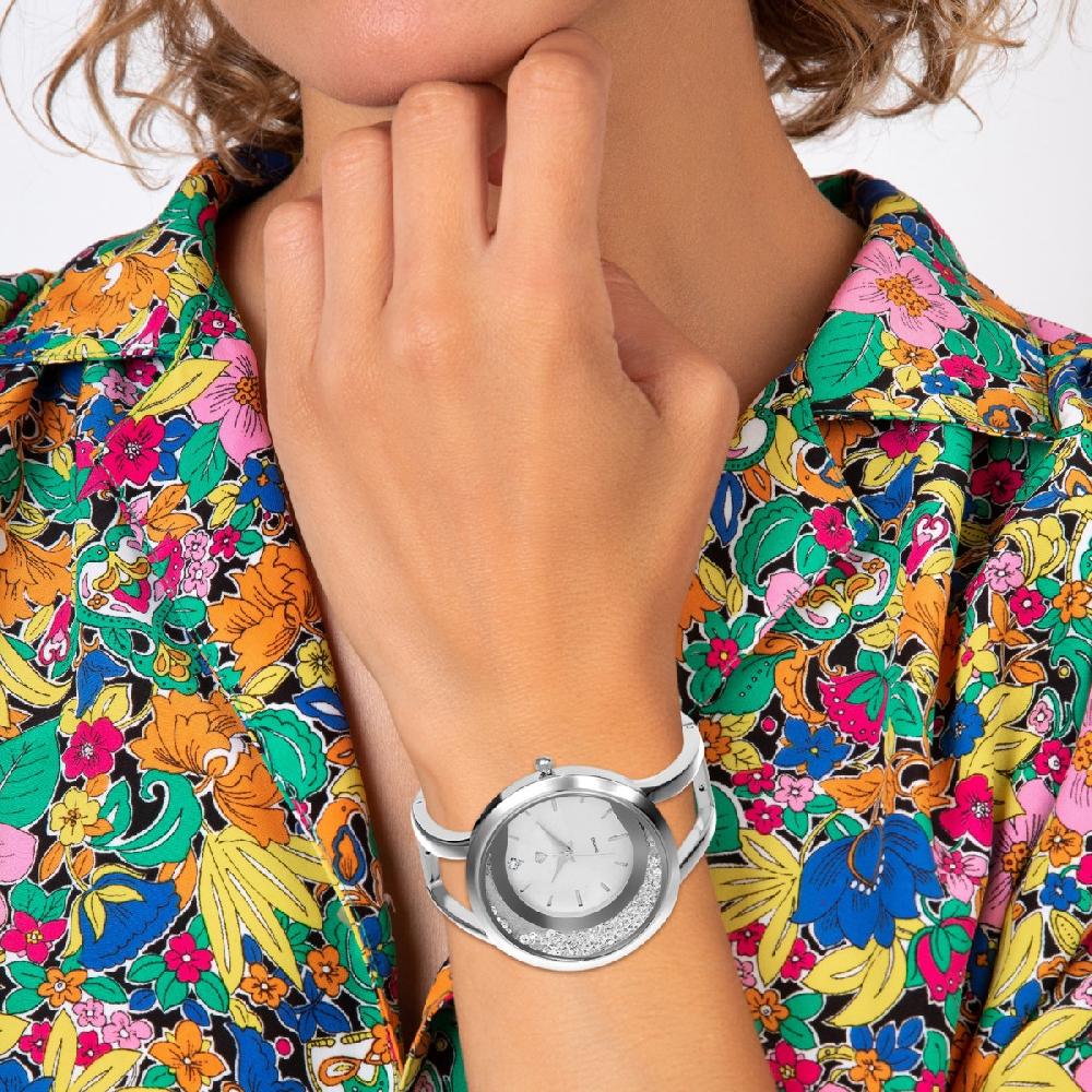 So Charm Montre Lily Ornée D'un Véritable Diamant Et De Cristaux Scintillants Par SoCharm