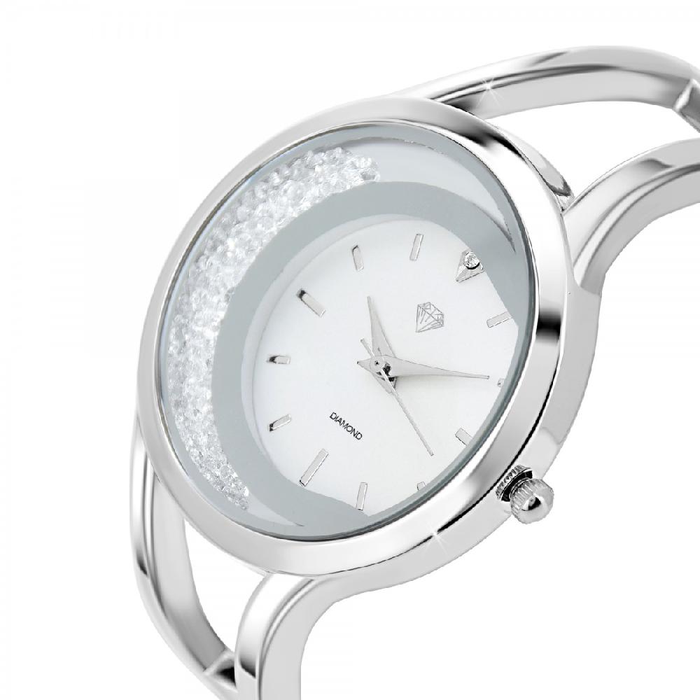 So Charm Montre Lily Ornée D'un Véritable Diamant Et De Cristaux Scintillants Par SoCharm