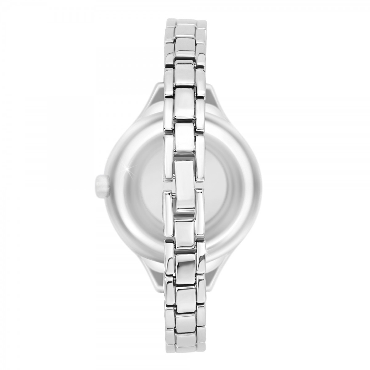 So Charm Montre Lola Argentée SoCharm Ornée D'un Véritable Diamant Et De 18 Cristaux Scintillants