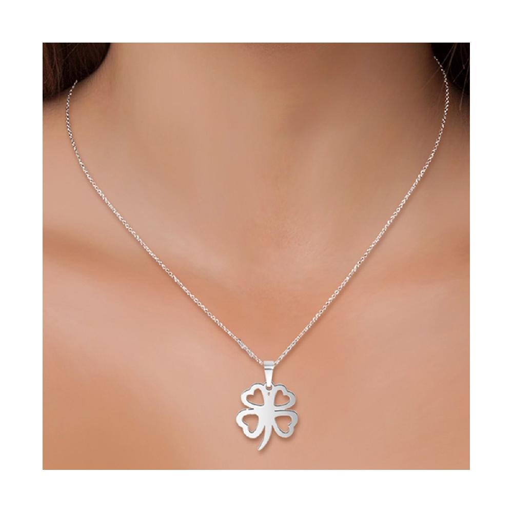 So Charm Parure Trèfle En Acier Inoxydable Par SoCharm