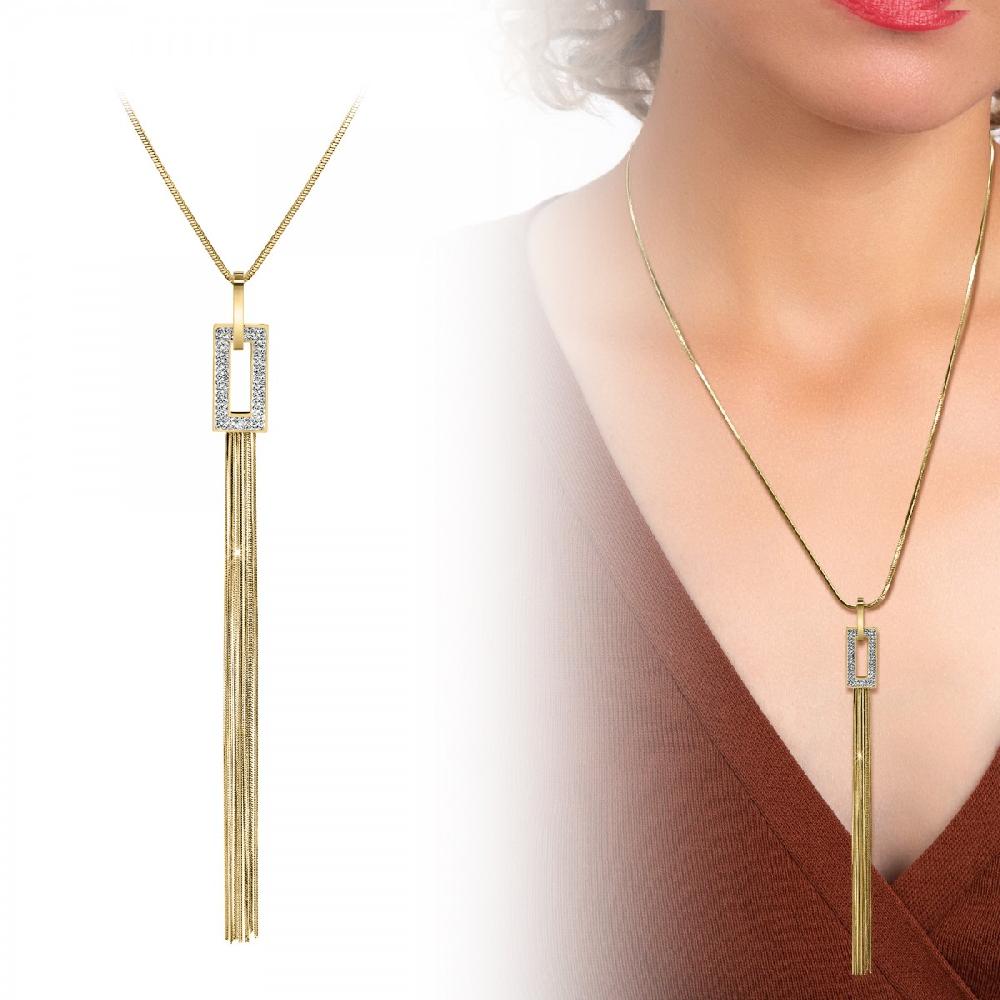 So Charm Sautoir Par SoCharm Orné De Cristaux Scintillants