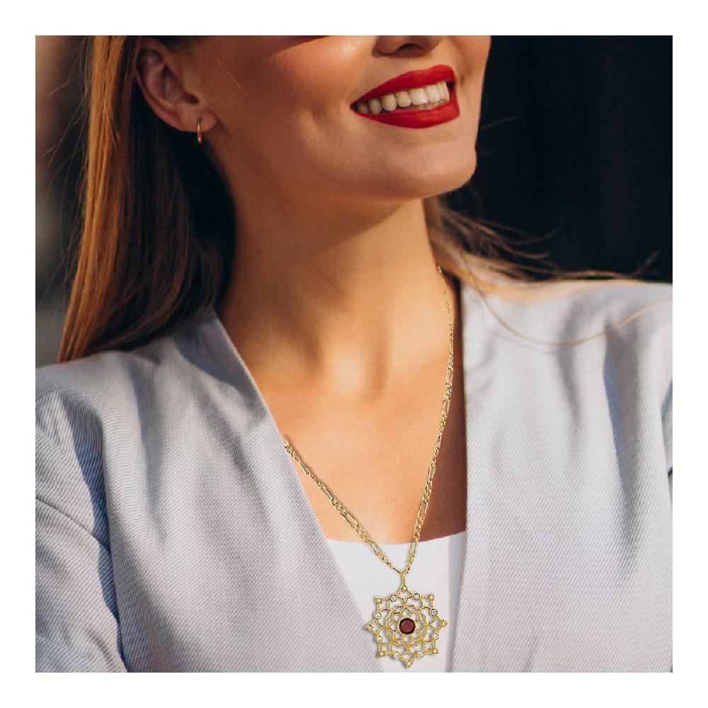 So Charm Sautoir SoCharm Orné D'une Pierre œil De Chat