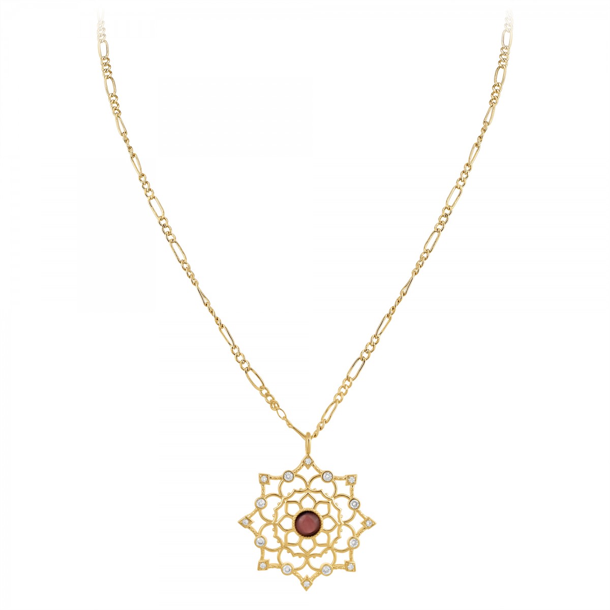 So Charm Sautoir SoCharm Orné D'une Pierre œil De Chat