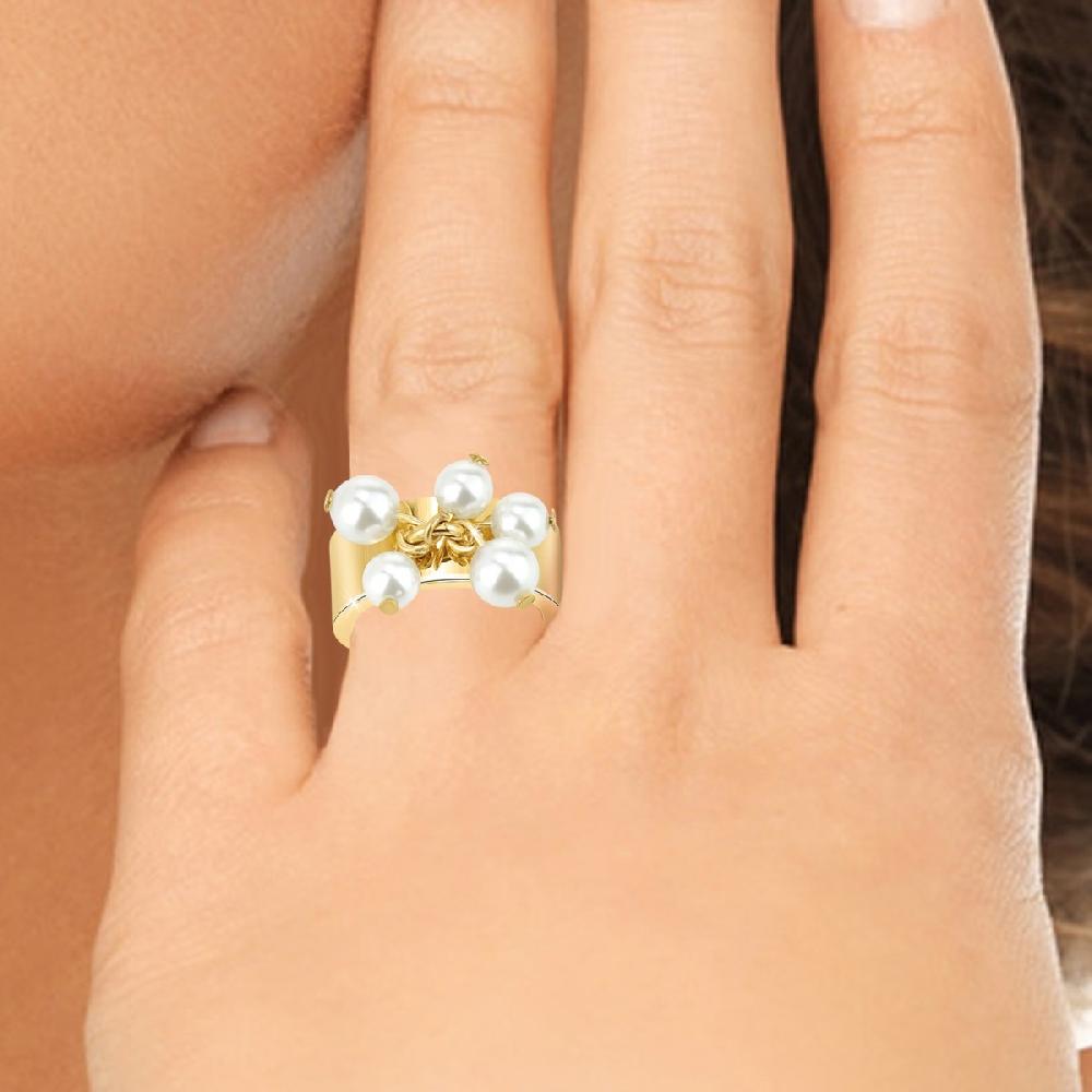 So Charm Bague Taille 52 SoCharm Ornée De Perles