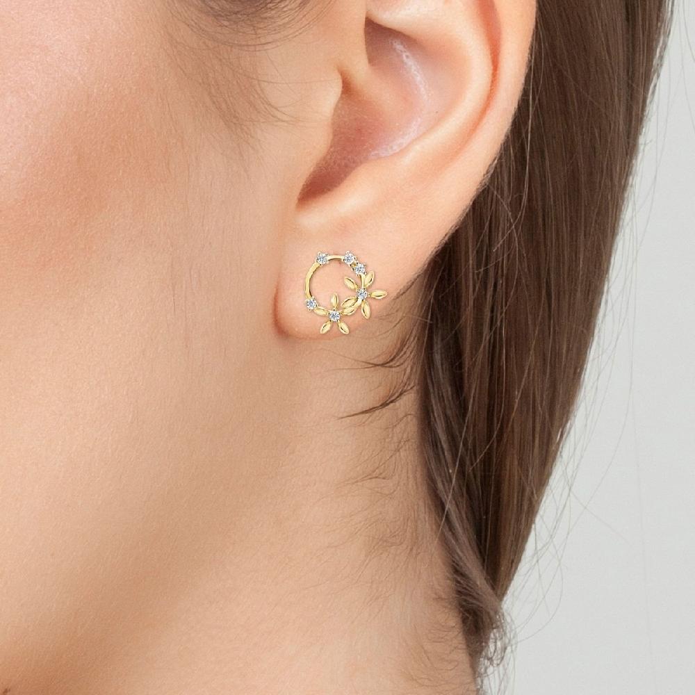 So Charm Boucles D'oreilles Fleurs Par SoCharm