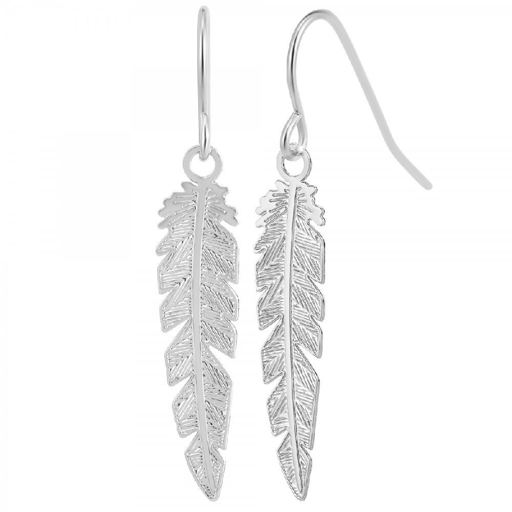 so charm Boucles d'oreilles plume SoCharm