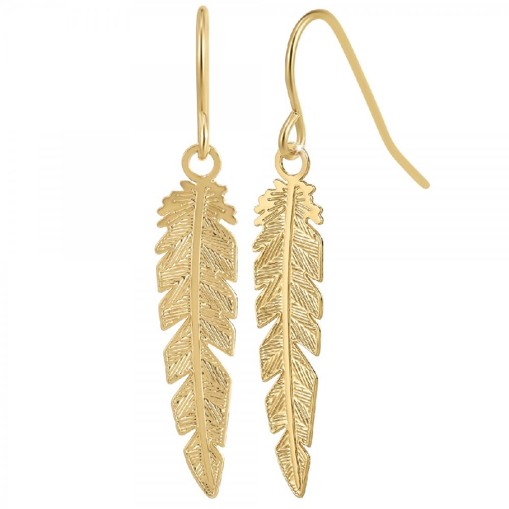 so charm Boucles d'oreilles plume SoCharm