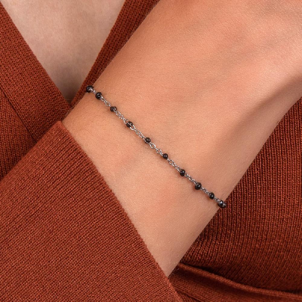 So Charm Bracelet Perles Noires Par SoCharm