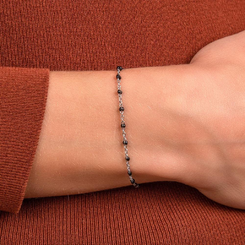 So Charm Bracelet Perles Noires Par SoCharm