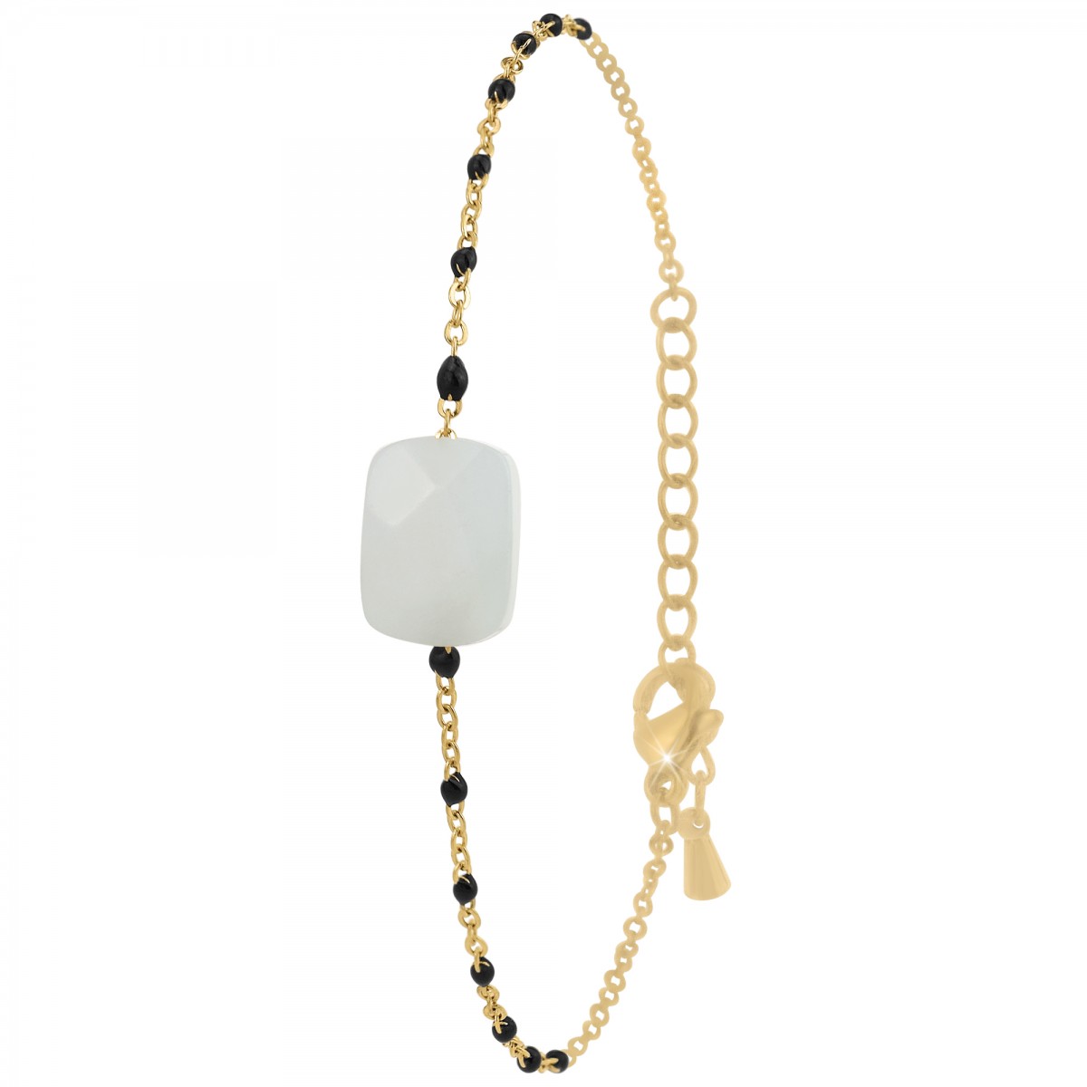 so charm Bracelet SoCharm orné d'un quartz blanc