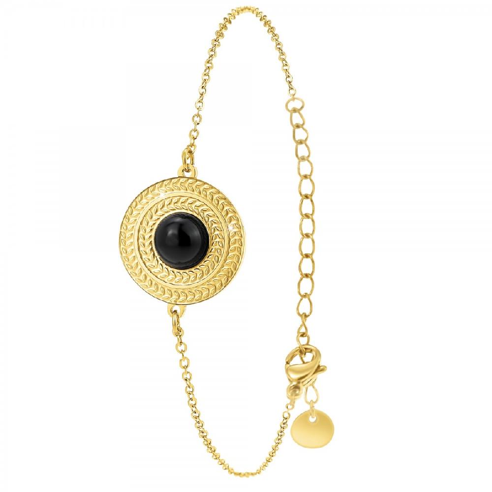 so charm Bracelet SoCharm orné d'une obsidienne