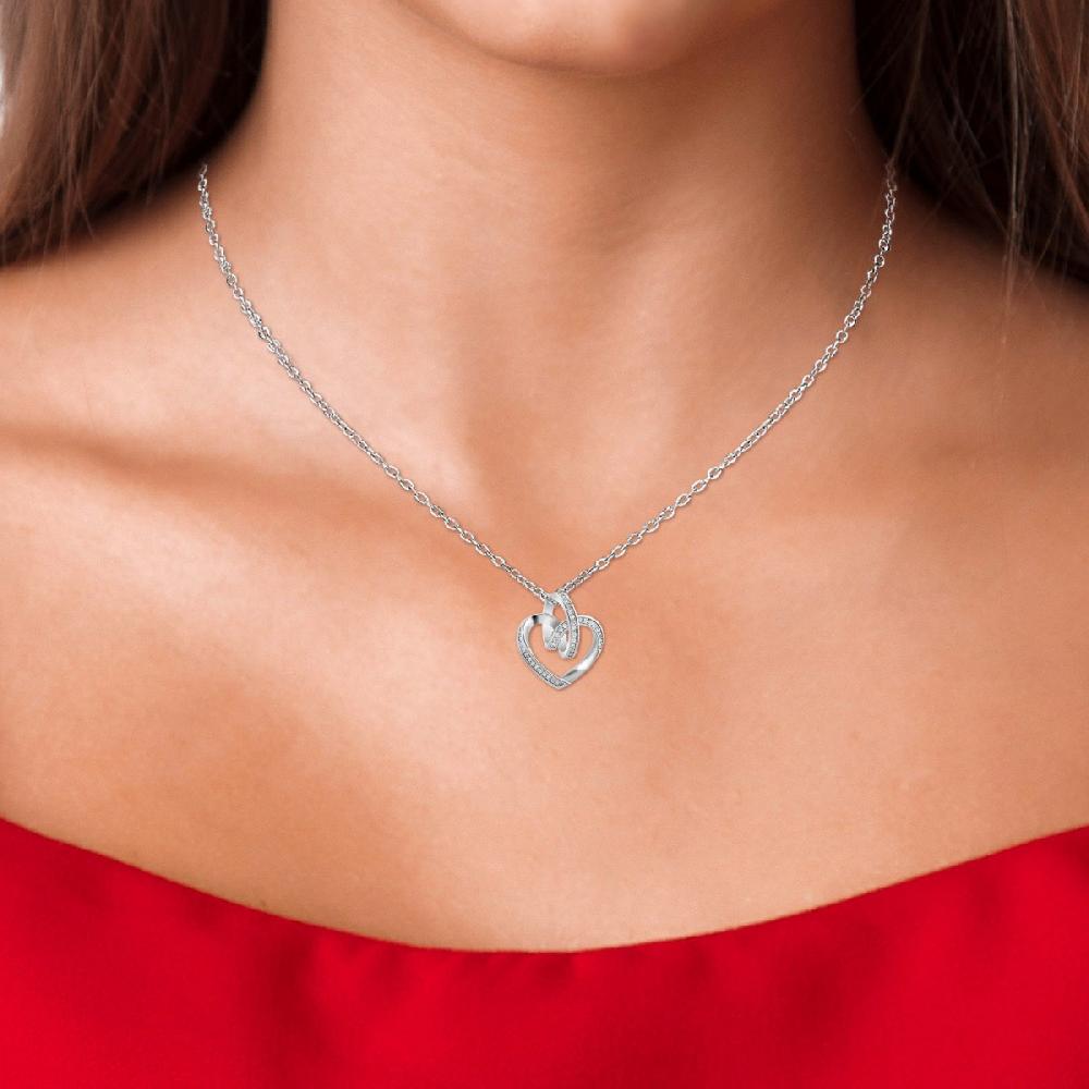 So Charm Collier Coeur SoCharm Orné De Zirconium