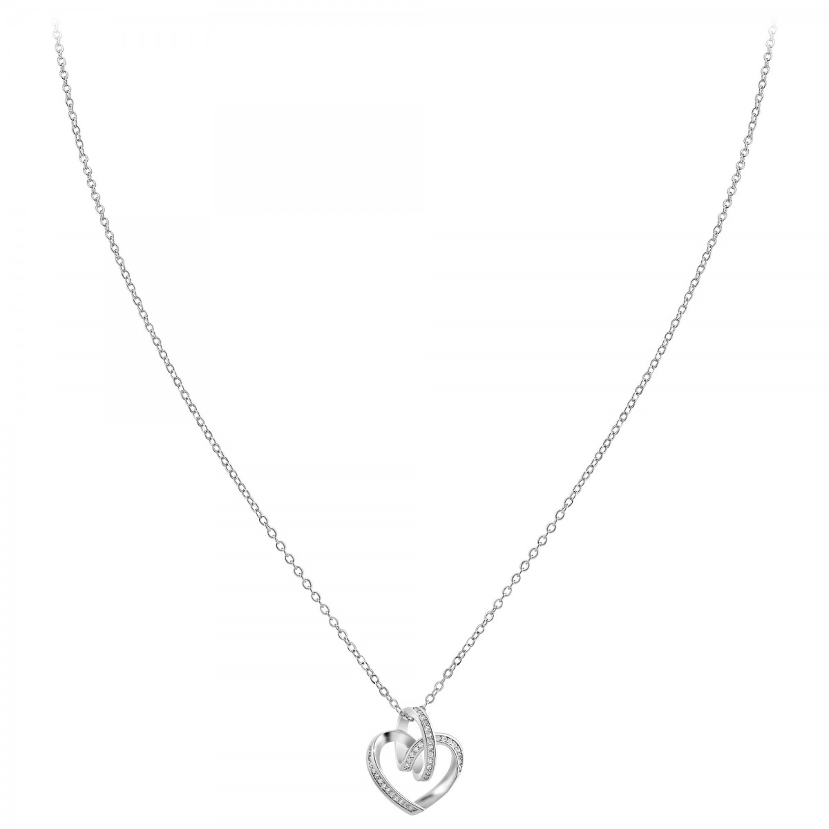 So Charm Collier Coeur SoCharm Orné De Zirconium