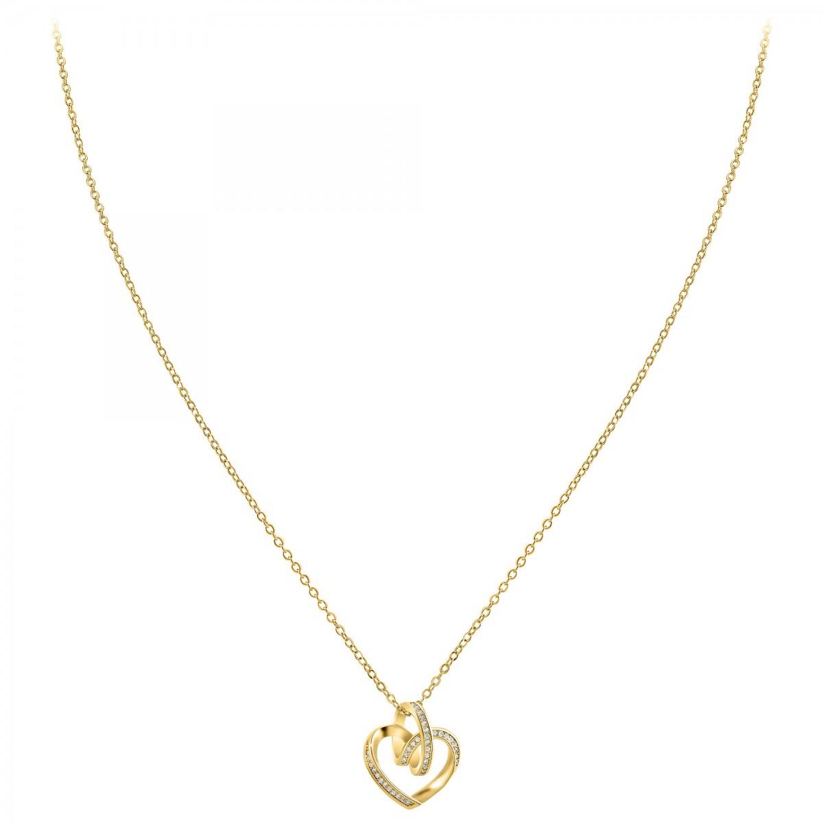 So Charm Collier Coeur SoCharm Orné De Zirconium