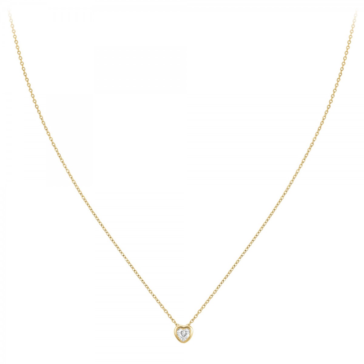 So Charm Collier Coeur SoCharm Orné De Zirconium