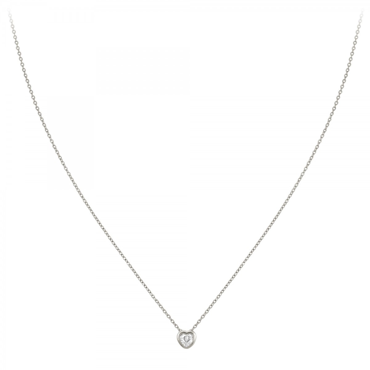 So Charm Collier Coeur SoCharm Orné De Zirconium