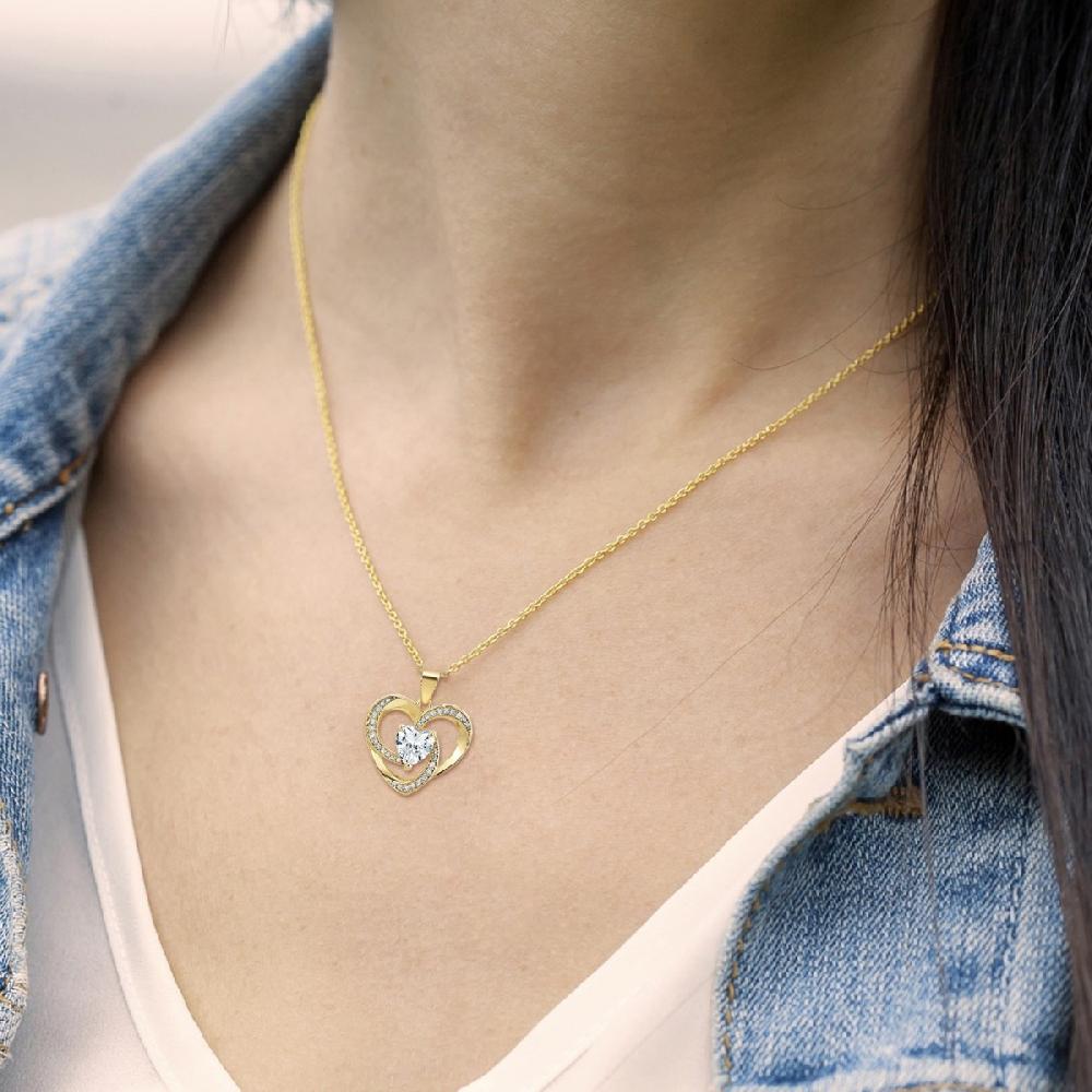 So Charm Collier Coeur SoCharm Orné De Zirconium