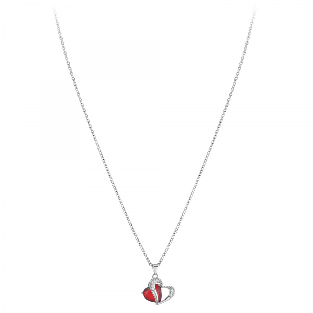 So Charm Collier Coeur SoCharm Orné De Zirconium