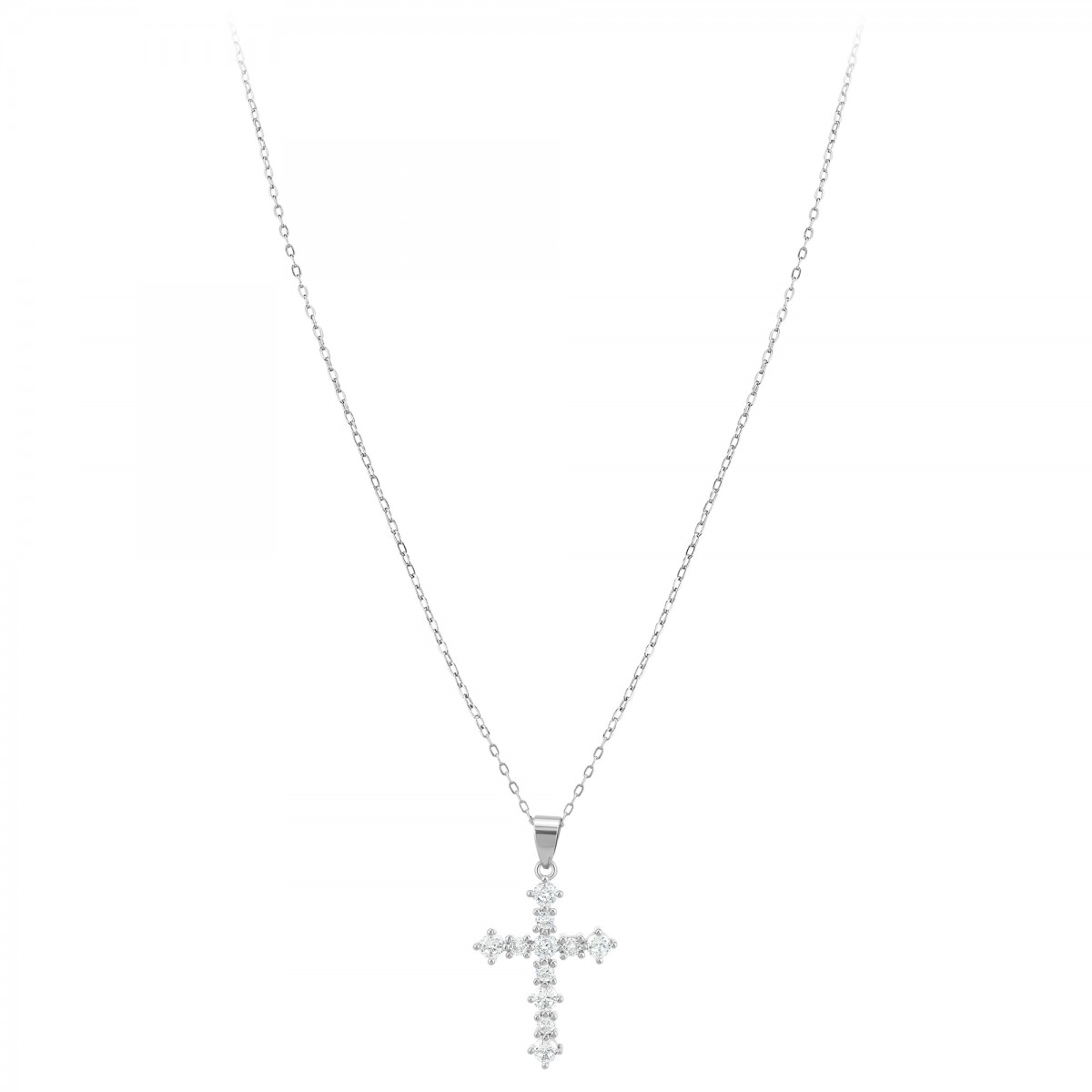 So Charm Collier Croix SoCharm Orné De Zirconium
