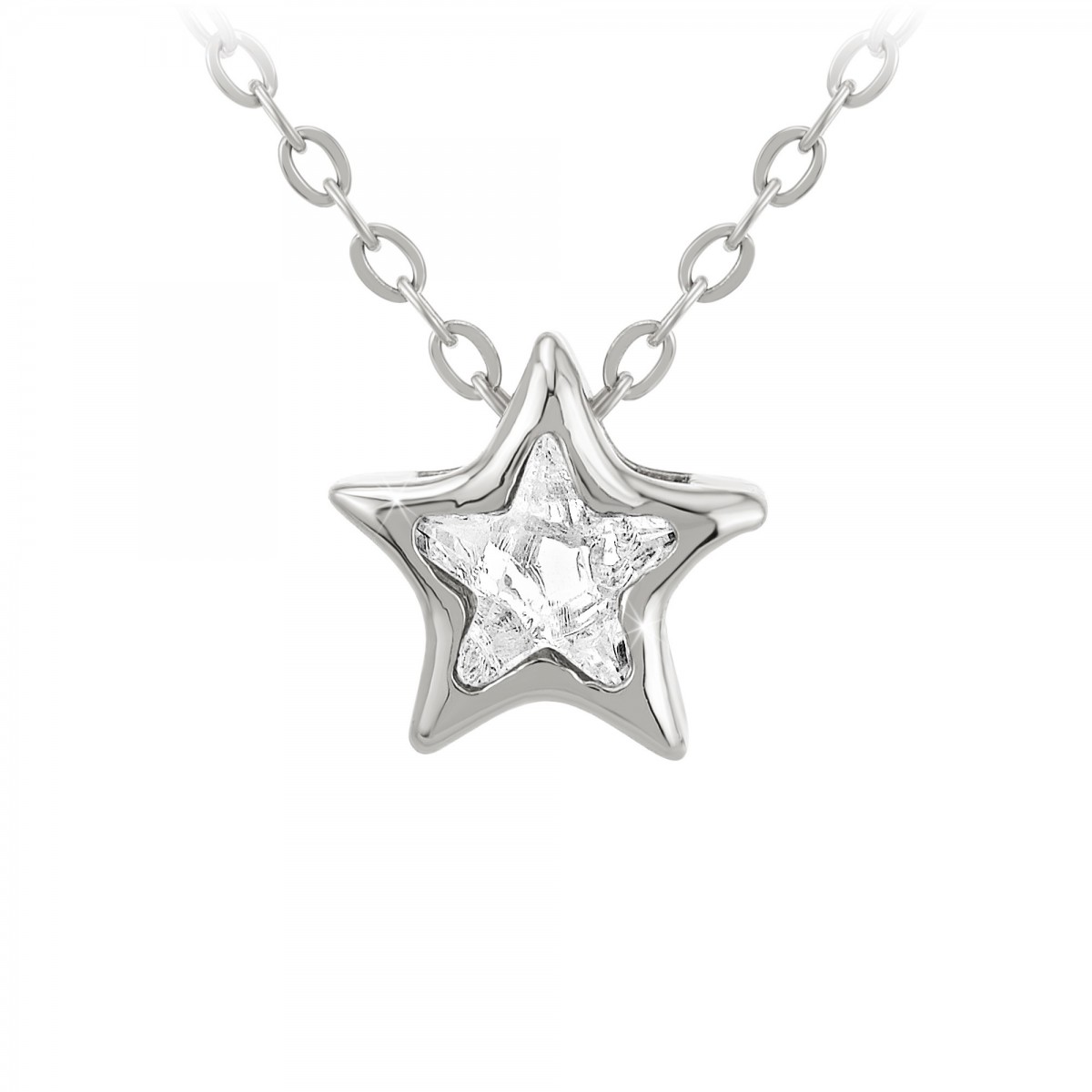 so charm Collier étoile SoCharm orné de Zirconium