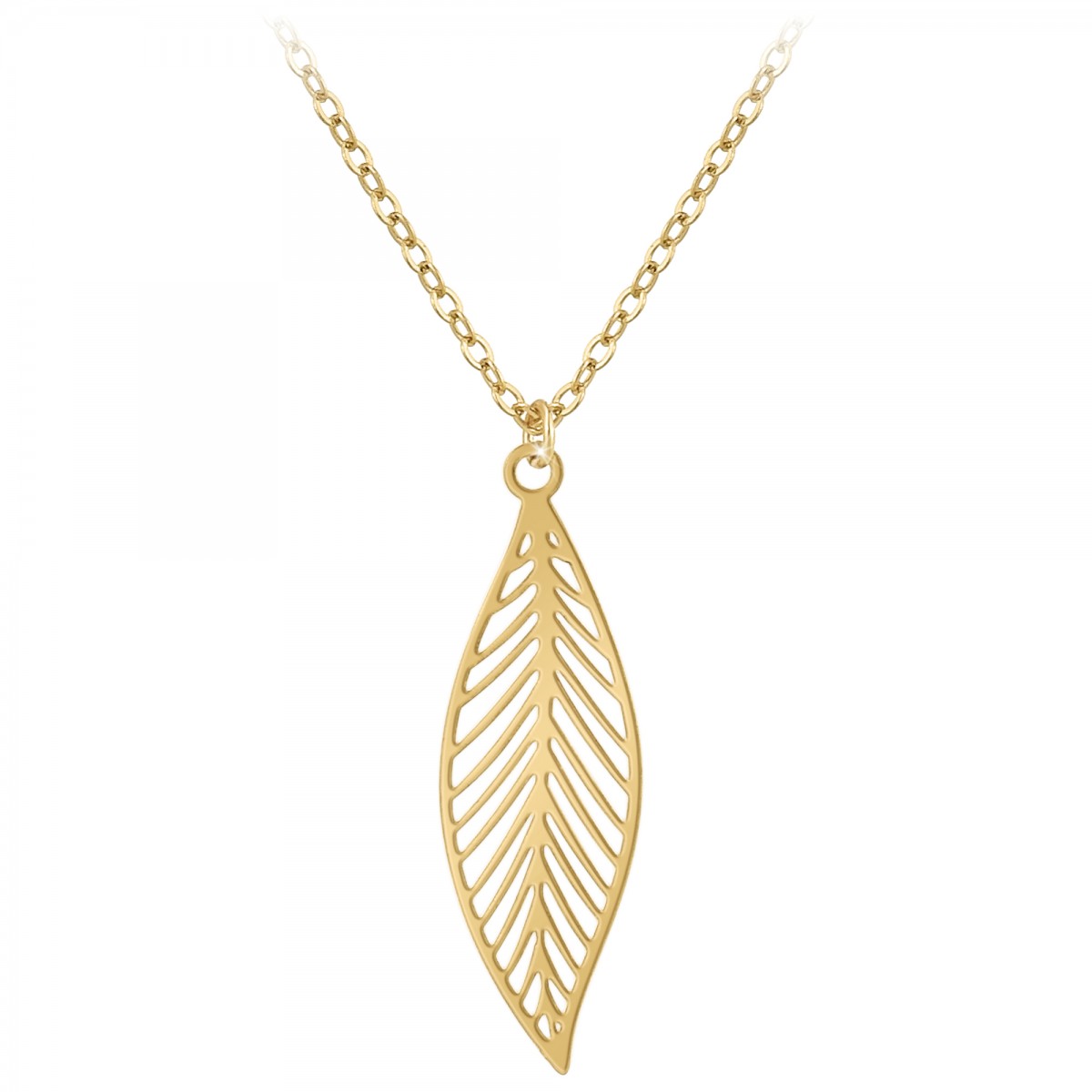 so charm Collier feuille par SoCharm