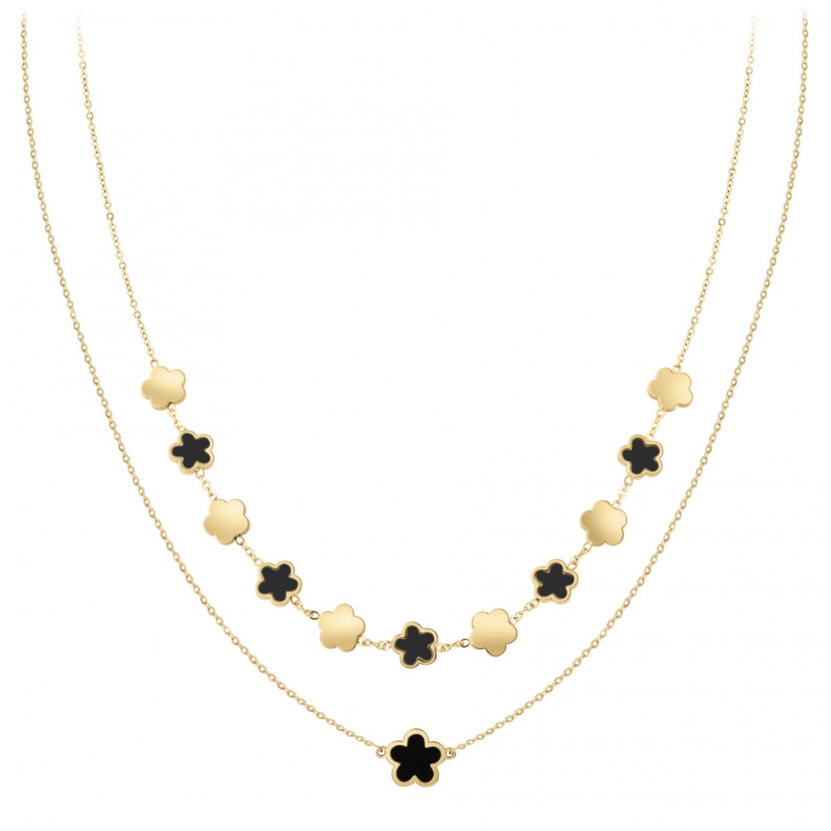 so charm Collier fleurs multi rangs par SoCharm
