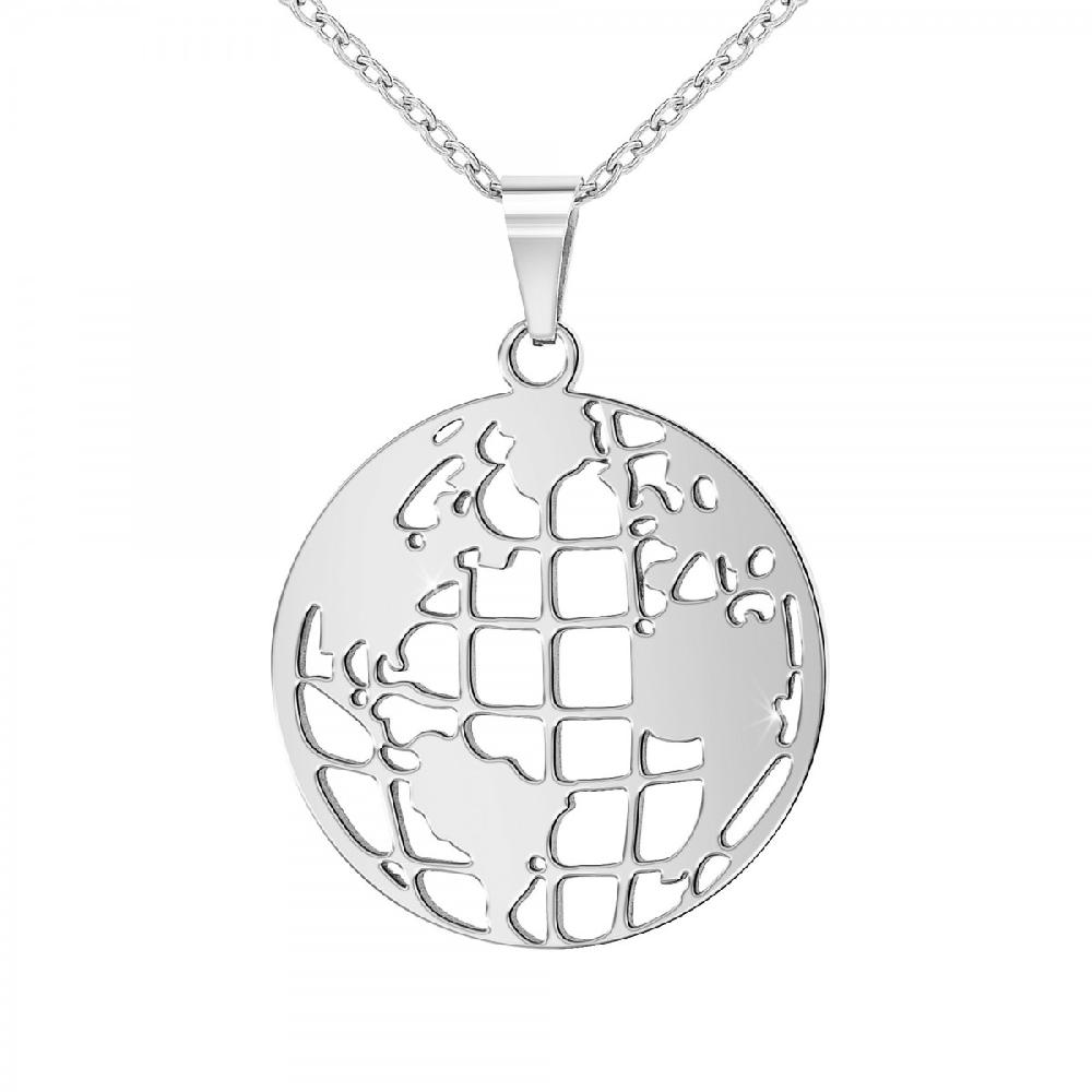 so charm Collier mappemonde par SoCharm